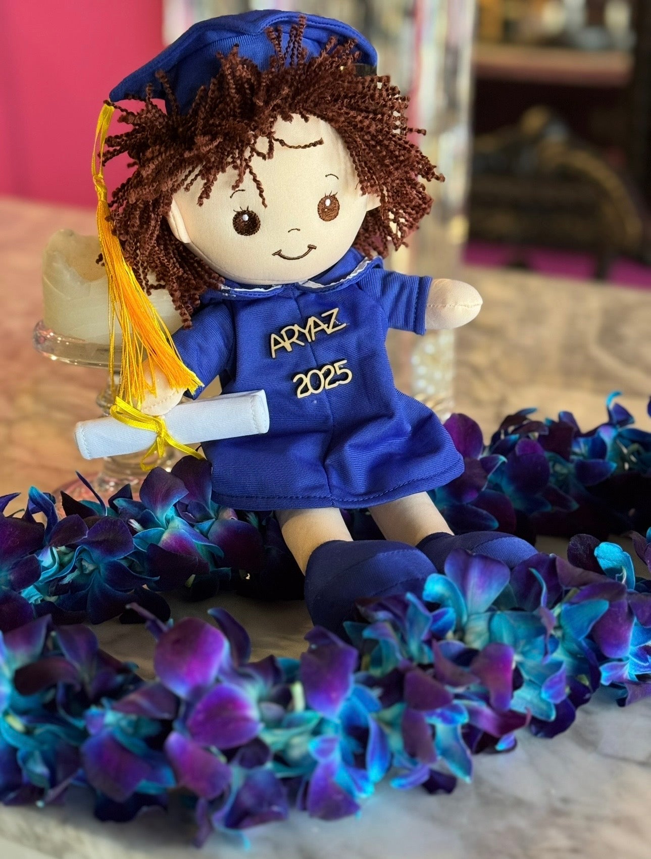 Graduation Lei & customize Doll Set 