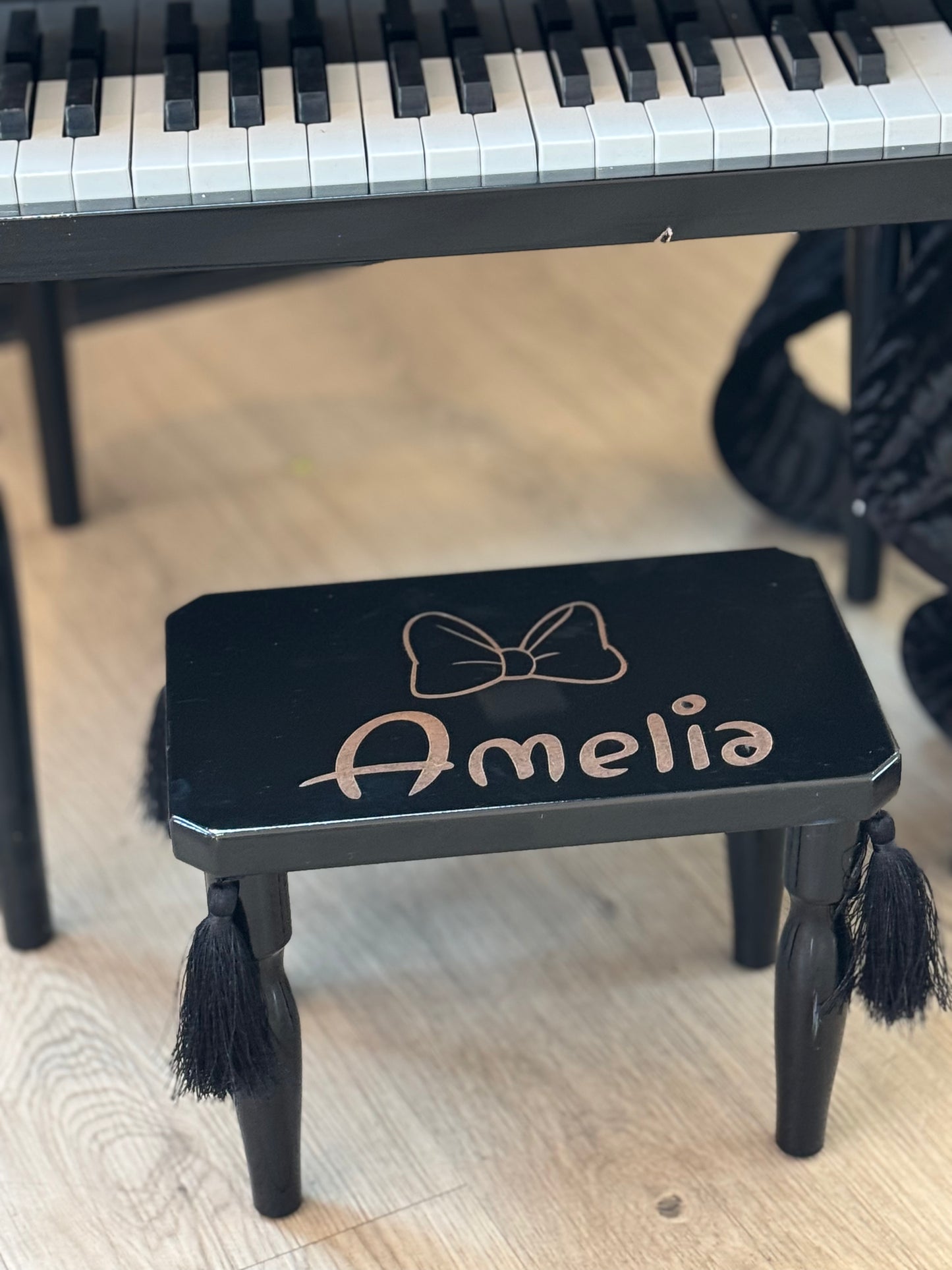 Personalized Mini Grand Piano for Kids – Custom Engraving & Laser Cut Name