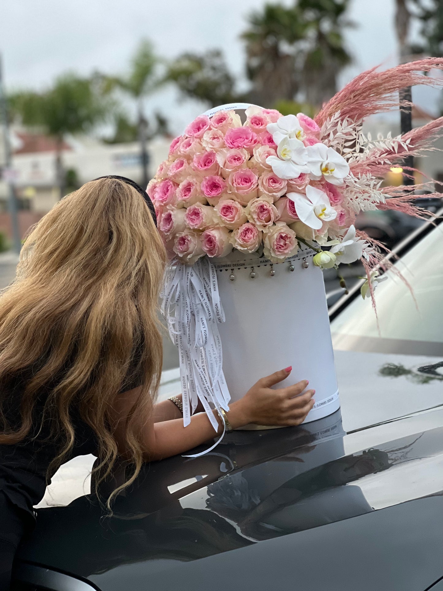 XL orchid rose box