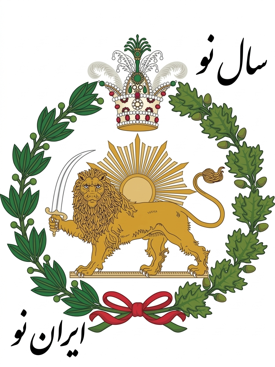 Persian Lion and Sun Hoodie