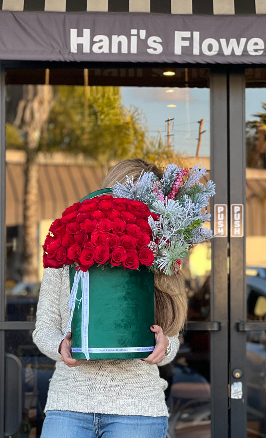 Christmas flower box