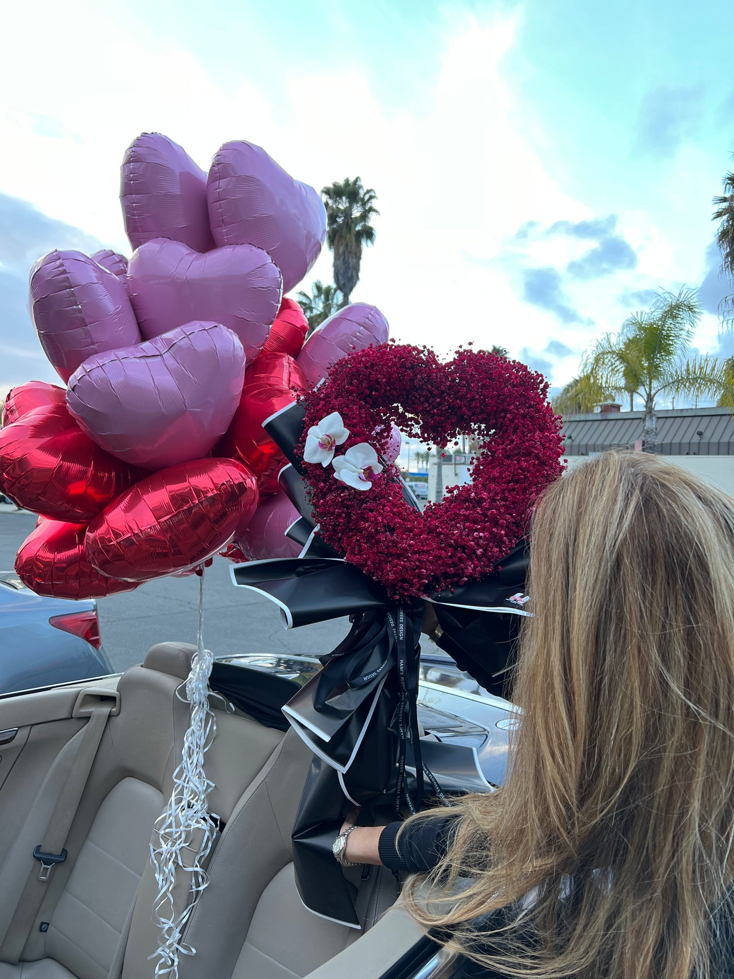 Heart shape bouquet